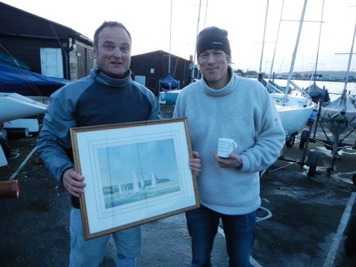 Icebreaker Winner Graham Sunderland (l) and Runner Up James Meaning - 1.1.2013 - Illusion Sailing - Christmas Cracker & Ice Breaker © Rudy Jurg